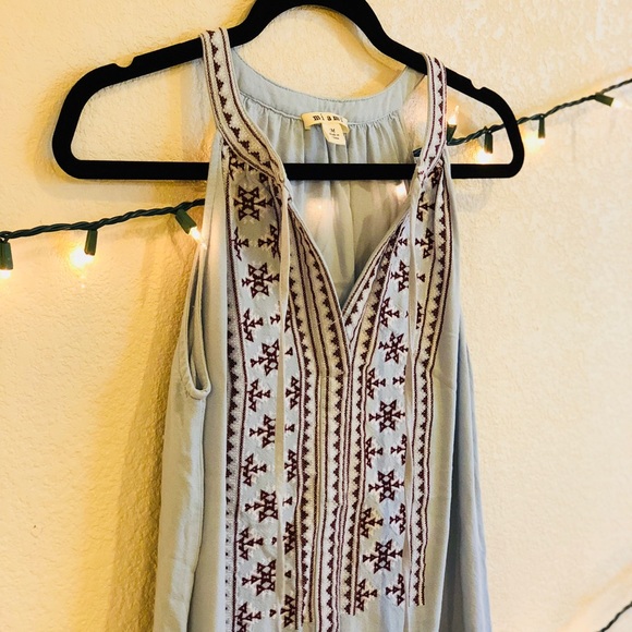 Denim Embroidered Dress/Tunic - Picture 3 of 5